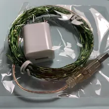 Led-String-Lights Green-Cable Tree Holiday-Decorration Christmas Outdoor Waterproof 100m