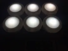 Lámpara LED inalámbrica con sensor táctil regulable para armario, luz nocturna a pilas con mando a distancia, dos colores, ideal para las escaleras de la cocina