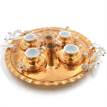 

Handmade Turkish and Arabic Style Copper Coffeware Set Coffee Filter Tamper Colander Pot Power Tool Accessory Pot Box Pod