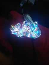 LED String Lights Christmas Decoration Remote Control USB Wedding Garland Curtain 3M