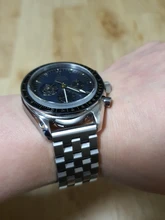 Correa de acero inoxidable para reloj de 18mm, 20mm, 22mm y 24mm para hombre y mujer, banda de Metal sólido cepillado para Gear S3, accesorios para reloj