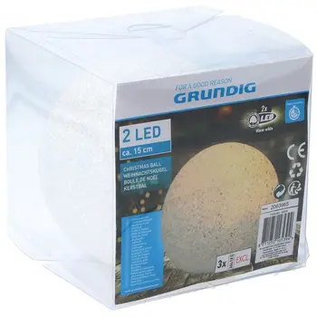 

Christmas ball White 2 LED 15CM GRUNDIG