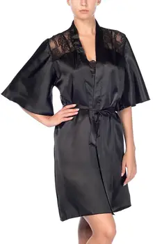 

Lace Detail Satin Dressing Gown 1 Pıece