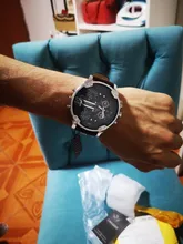 Reloj de cuarzo grande para hombre, cronógrafo con cuerpo de 52mm con pulsera, resistente al agua, con doble hora, estilo militar