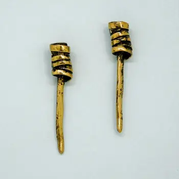 

Women's earrings spoon honey (53312)