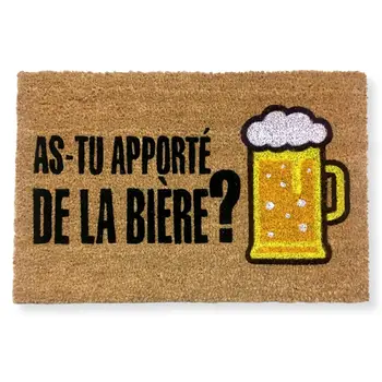 

Koko Doormats Doormats entrance for House and Garden, in French As-tu apporté de la Bière, doormats entrance original house and dive