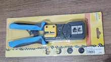 CNCOB-herramienta de engarce de EZ-RJ45 para Cable de línea de teléfono, engarce multifuncional para 6P/RJ11 y 8P/RJ45