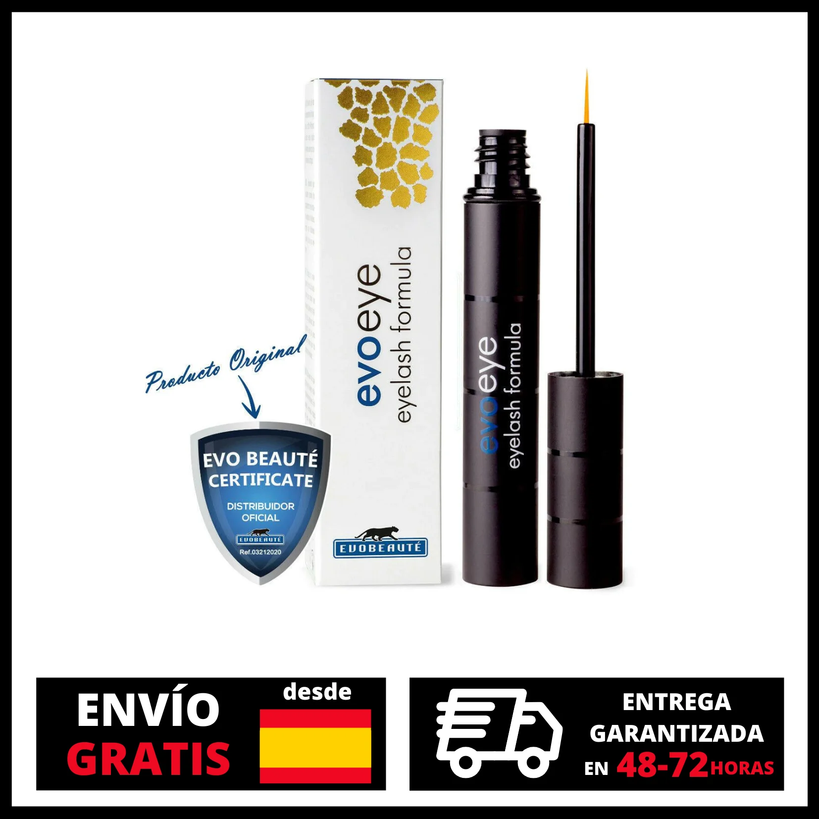 Evoeye, Eyelash Formula, Eyelash Serum And Eyebrows, Ideal For Boosting