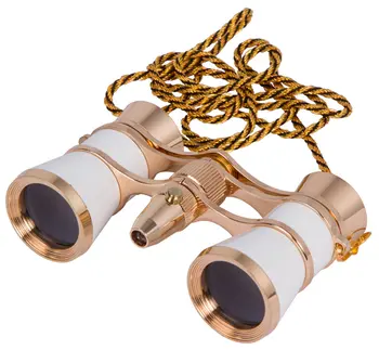

Binoculars levenhuk Broadway 325F with illumination and chain, White
