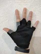Guantes de GEL de medio dedo para deportes al aire libre, para hombre y mujer, para gimnasio, Fitness, levantamiento de pesas, entrenamiento para trotar, ejercicio de carrera, sin dedos