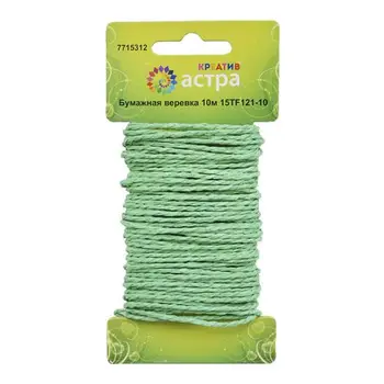 

Paper rope Astra creative, 10 m/pack 15tf121-10 (green)