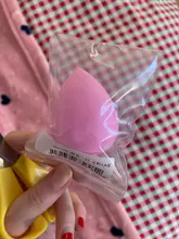 Puff cosmético en polvo para mujer, base de maquillaje esponja, belleza para maquillaje, herramientas y accesorios, forma de gota de agua, 1 ud.