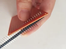 10 Uds 40 Pin 1x40 sola fila macho y hembra 2,54 conector de pines divisible de para Arduino negro