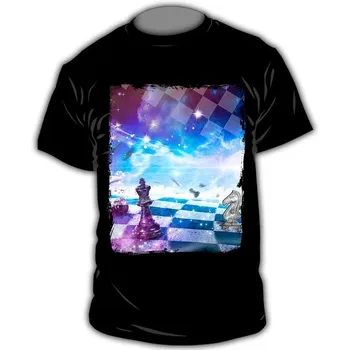 

T-shirts with model 10 chess designs. Fashion fun t-shirts for men, short sleeve, round neck