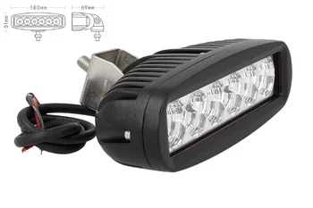 

Tail Light daytime running lights DRL Led Work Light Worklight 12V 24V 18W (6 X3W) IP67 White