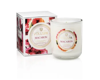 

Scented Candle Voluspa-macaron-almond biscuits
