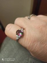 Anillo de boda ovalado de circonia cúbica para mujer, joyería 925 anillos de plata esterlina, luz rosa, blanca, azul champán