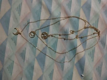 Colgante Retro con forma de Luna y mapa del mundo para mujer, collar de oro multicapa, colgante para fiesta, accesorios de joyería