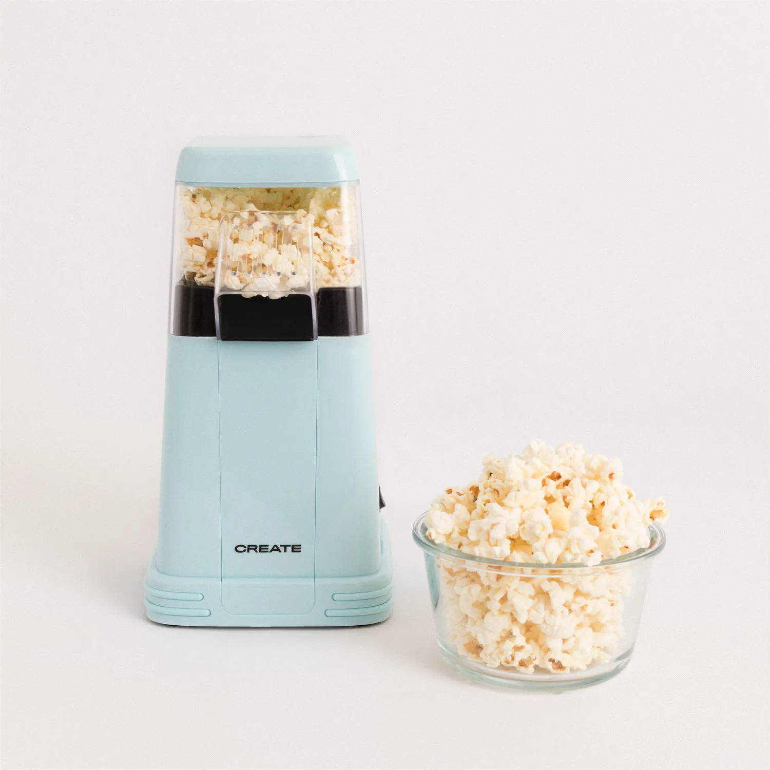 CREATE - POPCORN MAKER, popcorn electric machine, no oil, 3min