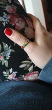 Anillo de corazón de amor esmaltado para mujer, sortija Vintage Bohemia colorida, 2021