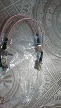 Conector de ángulo recto SMA hembra a CRC9 Cable en espiral RG316 15cm 6