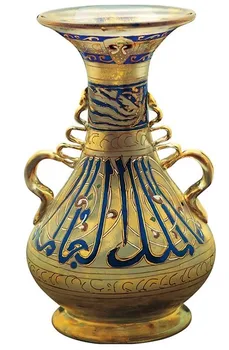 

Mons Igneus Speculo The Peony Vase Decorated with Stylized Peony Motifs and Complementary Primitive Flowers
