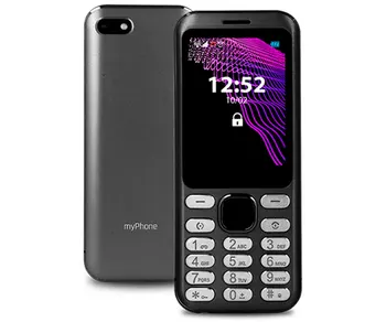 

MYPHONE BLACK MASTER MOBILE 2G DUAL SIM 2.8 ''SLIM CAMERA 2MP BLUETOOTH