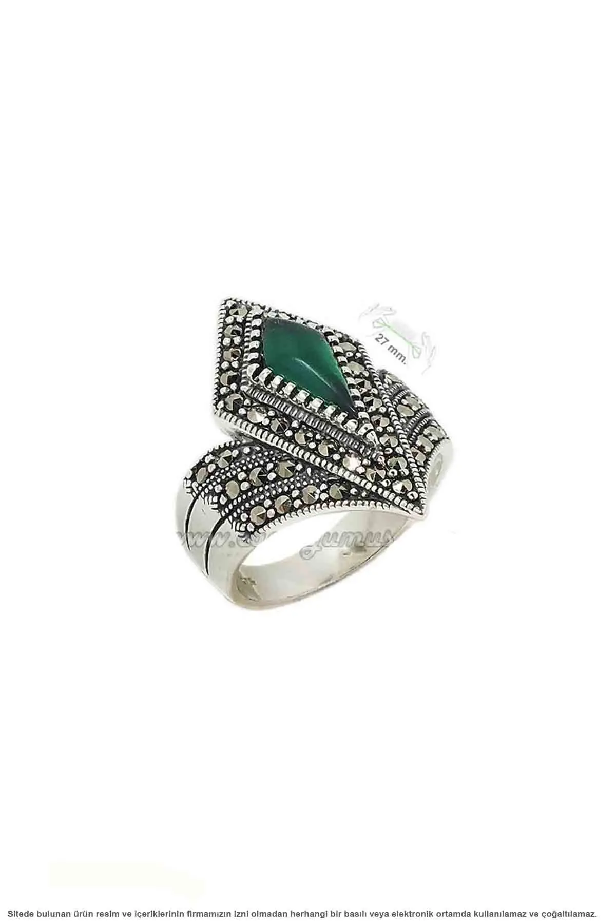 

Marcasite Sterling Silver Lady Ring Midyat