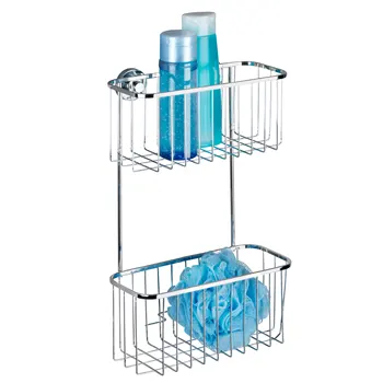 

Power-Loc stainless steel bovine wall shelf, 2 Wenko shelves