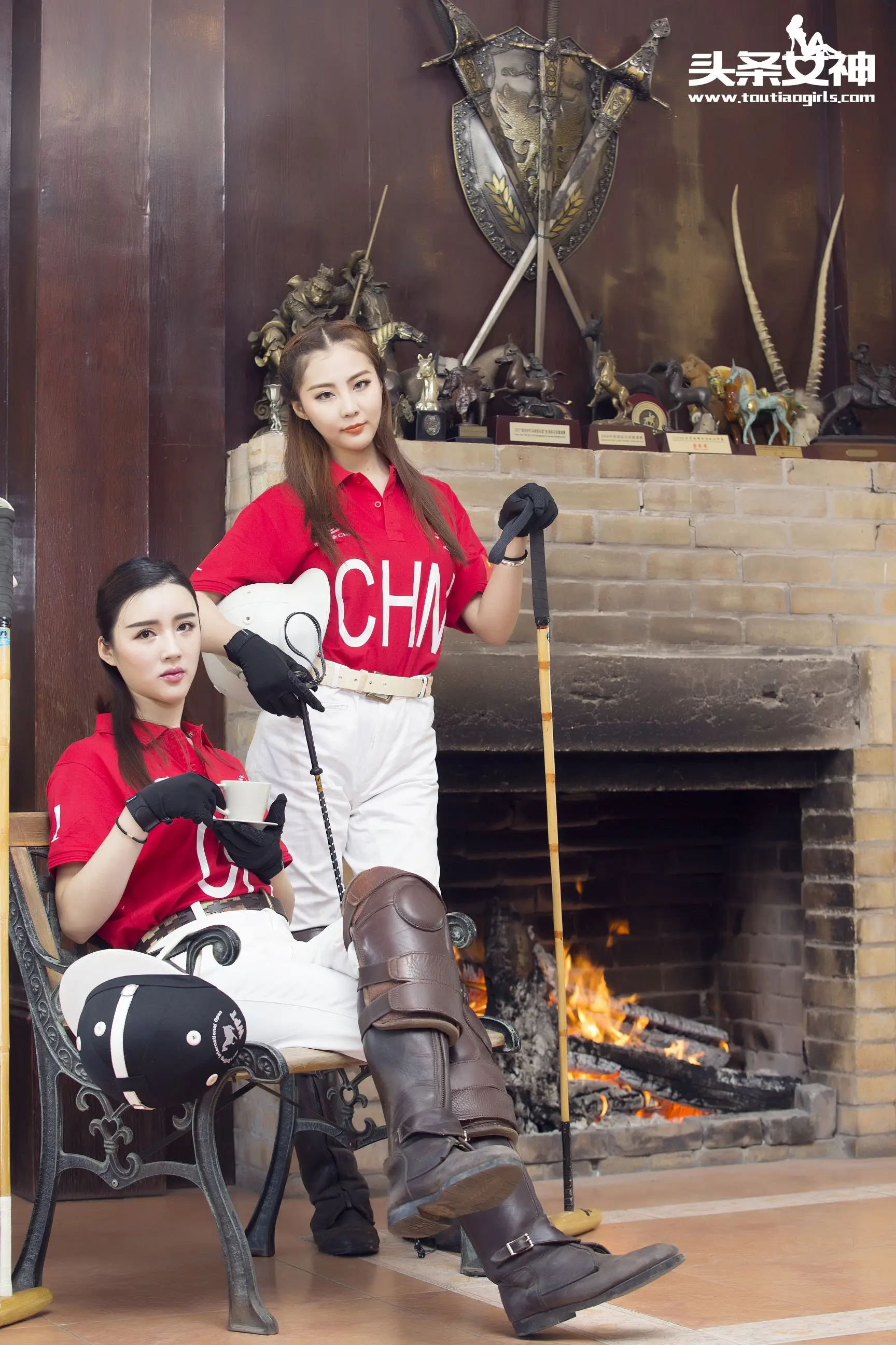 [TouTiao头条女神] 2017.01.21 马场青春优雅骑手 郭婉婷