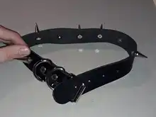 Choker Necklace Pendant Jewelry Belt-Collar Club Goth Black Women for Party Sexy