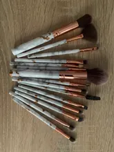 FLD5/15 Uds. Conjunto de brochas de maquillaje, polvo cosmético, sombra de ojos, base de colorete, fusión para belleza, pincel para maquillaje