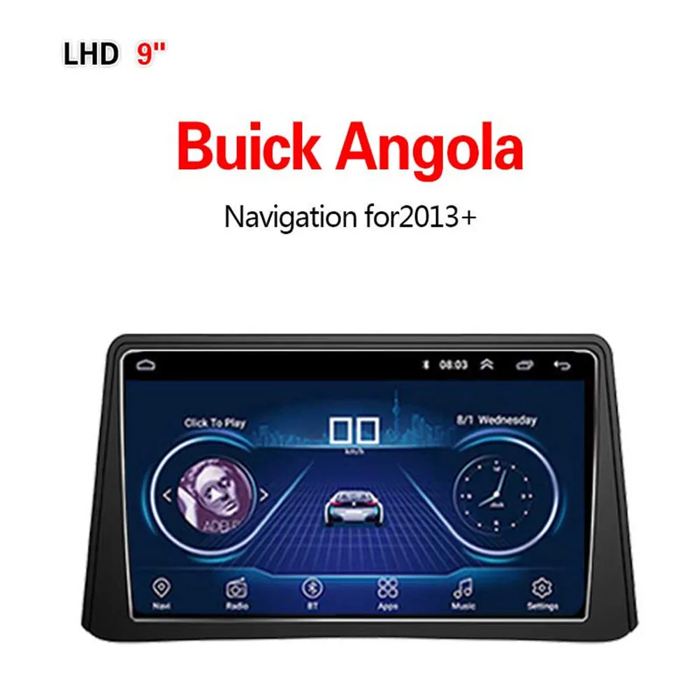Lionet gps навигация для автомобиля Buick Angola 2013+ 9 дюймов LB4003X - Размер экрана, дюймов: WIFI 1G16G