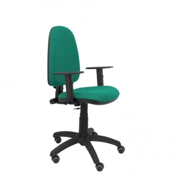 

04CPBALI456B10RP Silla Ayna bali Green adjustable arms piquera and CRESPO parquet wheels