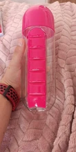 Water-Bottle Drug-Organizer Pills-Box Medicine Plastic Travel 7-Days with 600ml