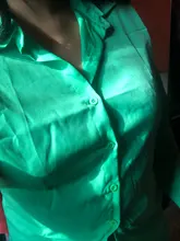 Blusa informal de manga larga para verano, camisa elegante Color liso para mujer, con cuello, 2021