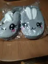 Plush Slippers Indoor Shoes Furry Baby-Girls Rabbit Boys Winter Cute Childrens Home