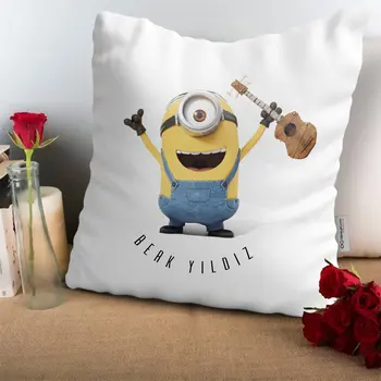 

Personalized Minions Design White Pillow-4