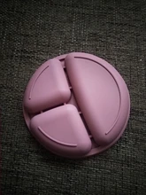 Plato de comedor de silicona seguro para bebé, vajilla de entrenamiento para niños, cuencos de alimentación sólidos con bonitos dibujos animados