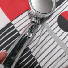 Shower-Head Adjustable Water-Pressure Rotating Degrees 360 with Stop-Button 3-Mode