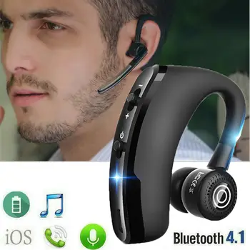 

V9 Bluetooth Earphones Wireless Headset Hands-free With Microphone Business Hanging Ear Type CSR Stereo 270 Degree Rotation