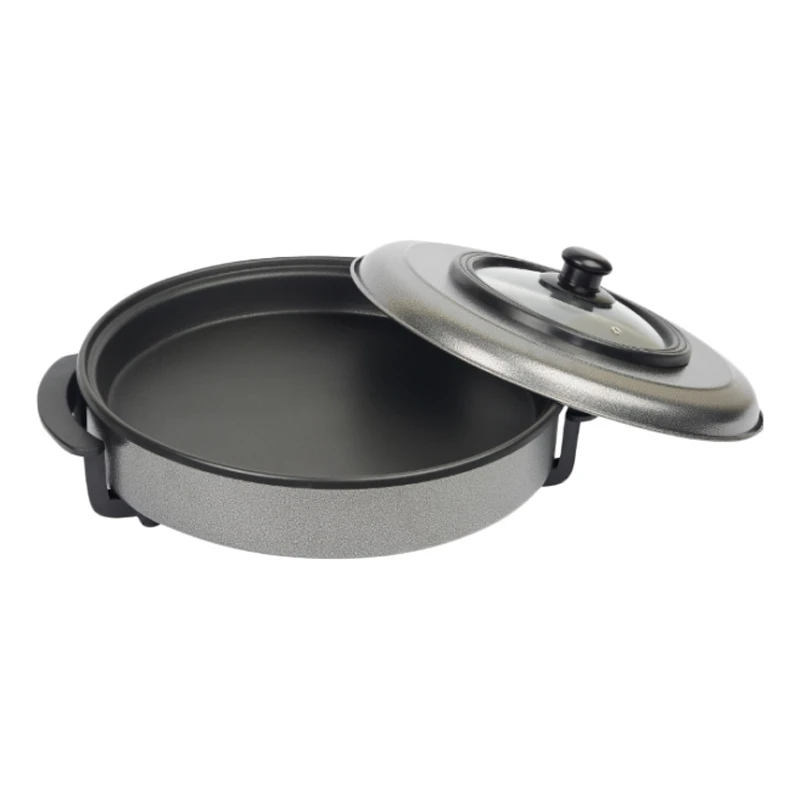 Электросковорода FIRST FA-5109-2 Black (1500 Вт, 13 л, нагрев 240°C, 5 режимов, антипригарное покрытие, ненагревающаяся