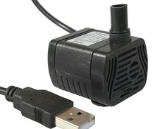 Mini bomba de agua ultrasilenciosa sin escobillas, CC/USB, 3,5-9V, 3W, 200L/h, sumergible, circulador para acuario, tanque de aire para estanque de peces