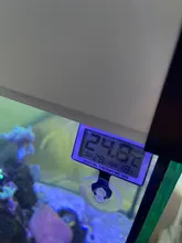 Mini acuario Digital LCD alarma termómetro tanque de peces alarma LCD termómetro medidor de temperatura controlador acuático suministros para mascotas