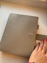 Moterm Luxe-planificador de anillos A5 con carpeta de anillos de 30mm, Agenda, organizador de granos Crocs, diario, Bloc de notas, cuaderno de bocetos