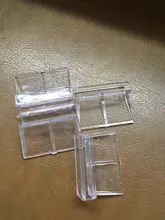 Soportes de cristal para acuario, gran oferta, 4 Uds., 6/8mm, transparente, Clips de plástico para tanque de peces, venta al por mayor
