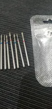Rotery-fresas para taladro eléctrico, juego de 7pcs de brocas de diamante para limar y cortar cutículas y uñas en manicura y pedicura