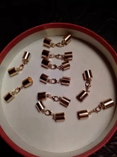 10 unidades/lote de cierres de langosta para pulsera de cordón de cuero, ganchos de 3, 4, 5, 6, 8, 9 y 10mm, conectores de tapas de Punta final para fabricación de joyas