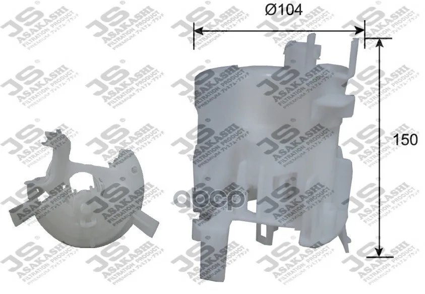 Фильтр Топливный Js Asakashi Fs8020a JS Asakashi арт. FS8020A