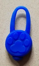 Collar de perro con luz LED antipérdida, colgante luminoso, foco de silicona intermitente